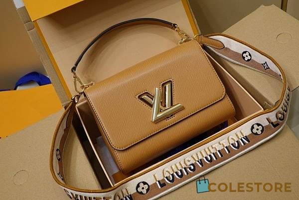 Louis Vuiiton M57506 LV Twist Handbag In Honey Gold 23cm - 1