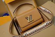 Louis Vuiiton M57506 LV Twist Handbag In Honey Gold 23cm - 1