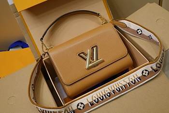 Louis Vuiiton M57506 LV Twist Handbag In Honey Gold 23cm