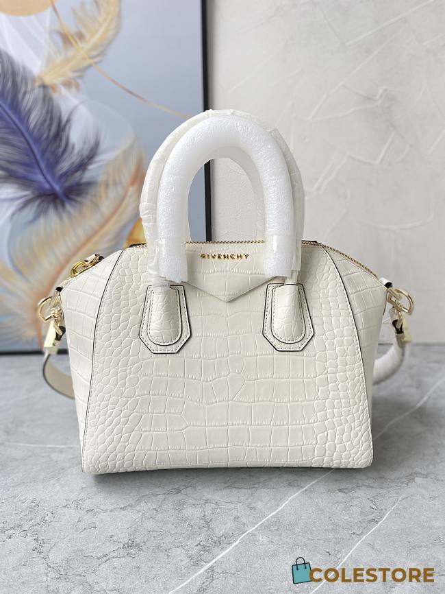 Givenchy Antigona Sugar Goatskin Leather Satchel Bag 34cm - 1