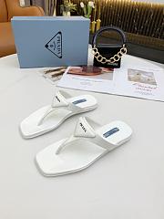 Prada White Slippers - 5