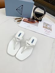 Prada White Slippers - 4