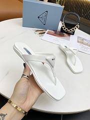 Prada White Slippers - 2