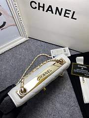 Chanel Wallet On Chain WOC White 19cm - 4