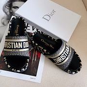 Christian Dior Black Light Brown Slippers - 6