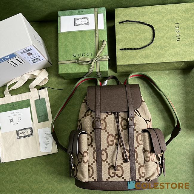 Gucci Backpack with jumbo GG 34cm - 1
