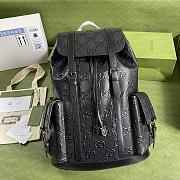 GG embossed backpack 34cm - 1