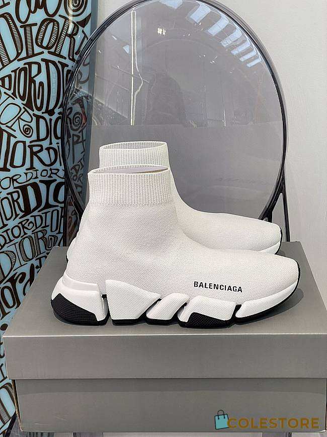 Balenciaga Speed Trainer White Sneaker - 1