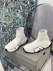 Balenciaga Speed Trainer White Sneaker - 4