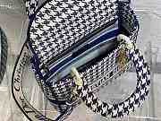 Dior Lady Caro Navy Blue 24cm - 2