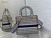 Dior Lady Caro Navy Blue 24cm - 5