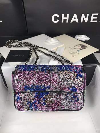 Chanel Swarovski Crystal Flap Bag 20cm