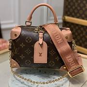 Louis Vuitton Petite Malle Souple Bag In Pink 20cm  - 1
