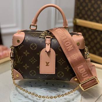 Louis Vuitton Petite Malle Souple Bag In Pink 20cm 