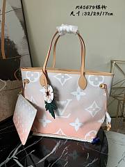 Louis Vuitton Neverfull LV in Pink Yelow 32cm - 1