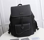 Dior Saddle backpack Full Black 41.5cm - 1