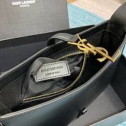 YSL Black Smooth Leather Shoulder Bag 23cm - 2