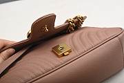 Gucci GG Marmont Matelassé Shoulder Bag Pink 26cm - 4