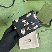 Gucci GG Marmont B erry Card Wallet 456126 11cm - 1