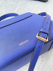 Versace La Medusa Handbag In Blue DBFI0 Size 25x15x22cm  - 3