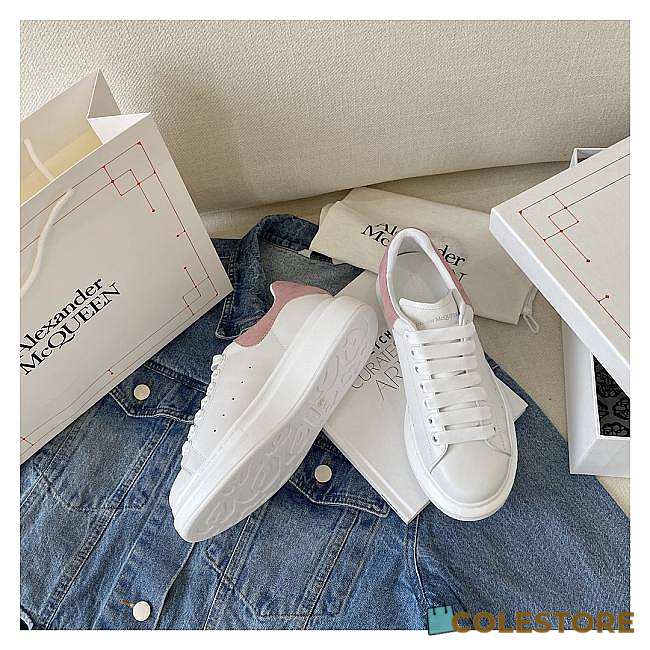 Alexander McQueen Oversized Pink Sneakers - 1