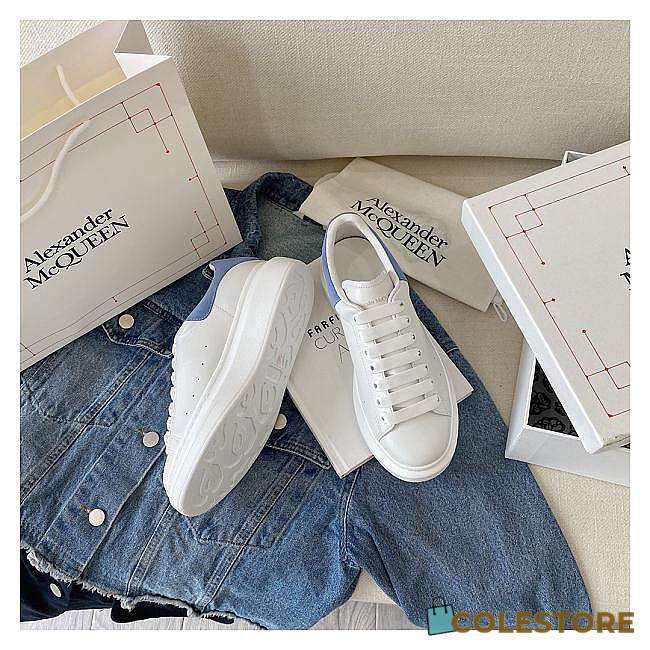 Alexander McQueen Oversized Blue Sneakers - 1