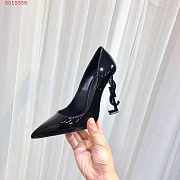 YSL Opyum Slingback Pumps Black Heels - 6
