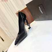 YSL Opyum Slingback Pumps Black Heels - 5