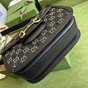 Gucci Horsebit In Full Black Canvas 602204 25cm - 4