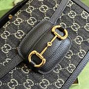 Gucci Horsebit In Full Black Canvas 602204 25cm - 2