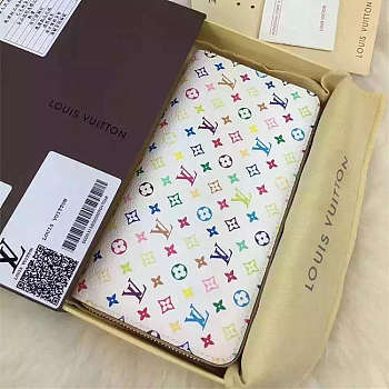 Louis Vuiiton Multicolore White Wallet 19cm