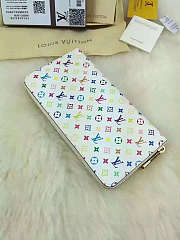 Louis Vuiiton Multicolore White Wallet 19cm - 4