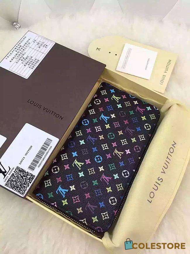 Louis Vuiiton Multicolore Black Wallet 19cm - 1