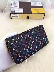 Louis Vuiiton Multicolore Black Wallet 19cm - 5