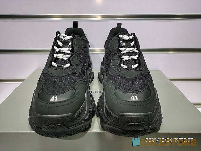 Balenciaga Triple S Black Sneakers - 1