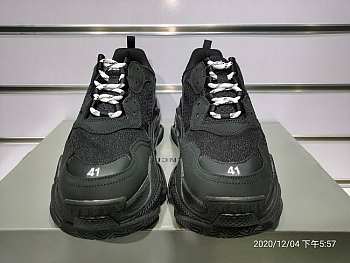 Balenciaga Triple S Black Sneakers