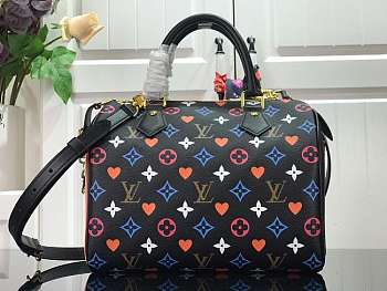 Louis Vuiiton Speedy Bandouliere 25 2way Black 25cm