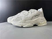Balenciaga Triple S All White Sneakers - 5