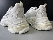 Balenciaga Triple S All White Sneakers - 2