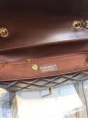 Chanel Flap Bag Grained Calfskin Brown 92233 33cm - 5