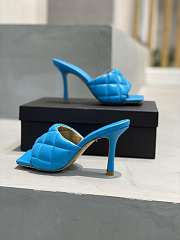 Bottega Veneta BV Lido Sandals Blue Slippers - 6