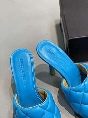 Bottega Veneta BV Lido Sandals Blue Slippers - 5