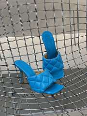 Bottega Veneta BV Lido Sandals Blue Slippers - 2