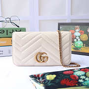 Gucci GG Marmont Mini Bag White 18cm - 1