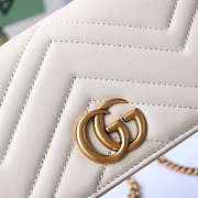Gucci GG Marmont Mini Bag White 18cm - 4