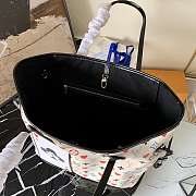 Louis Vuitton Game On Neverfull MM White 31cm - 6