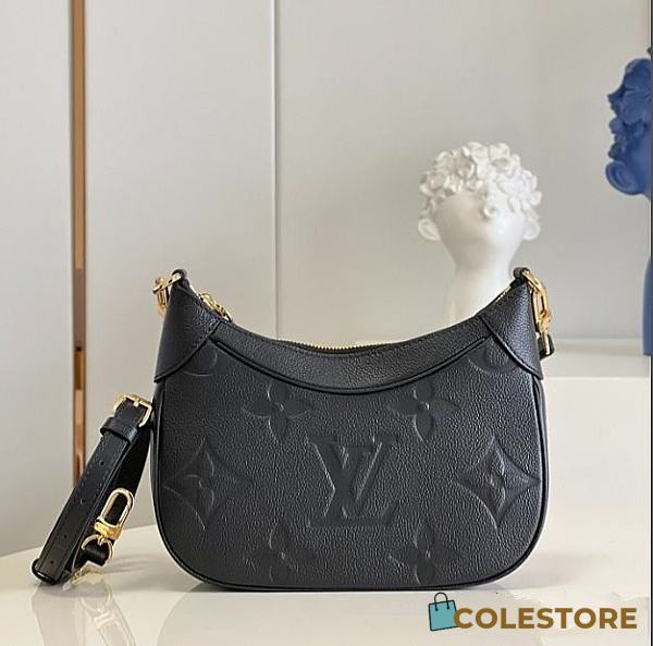 LV Bagatelle Monogram Empreinte leather Black 22cm - 1