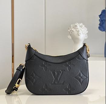 LV Bagatelle Monogram Empreinte leather Black 22cm