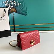 Gucci GG Marmont Mini Bag Red 18cm - 6
