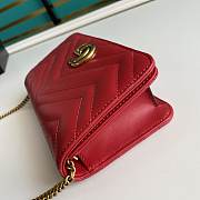Gucci GG Marmont Mini Bag Red 18cm - 5